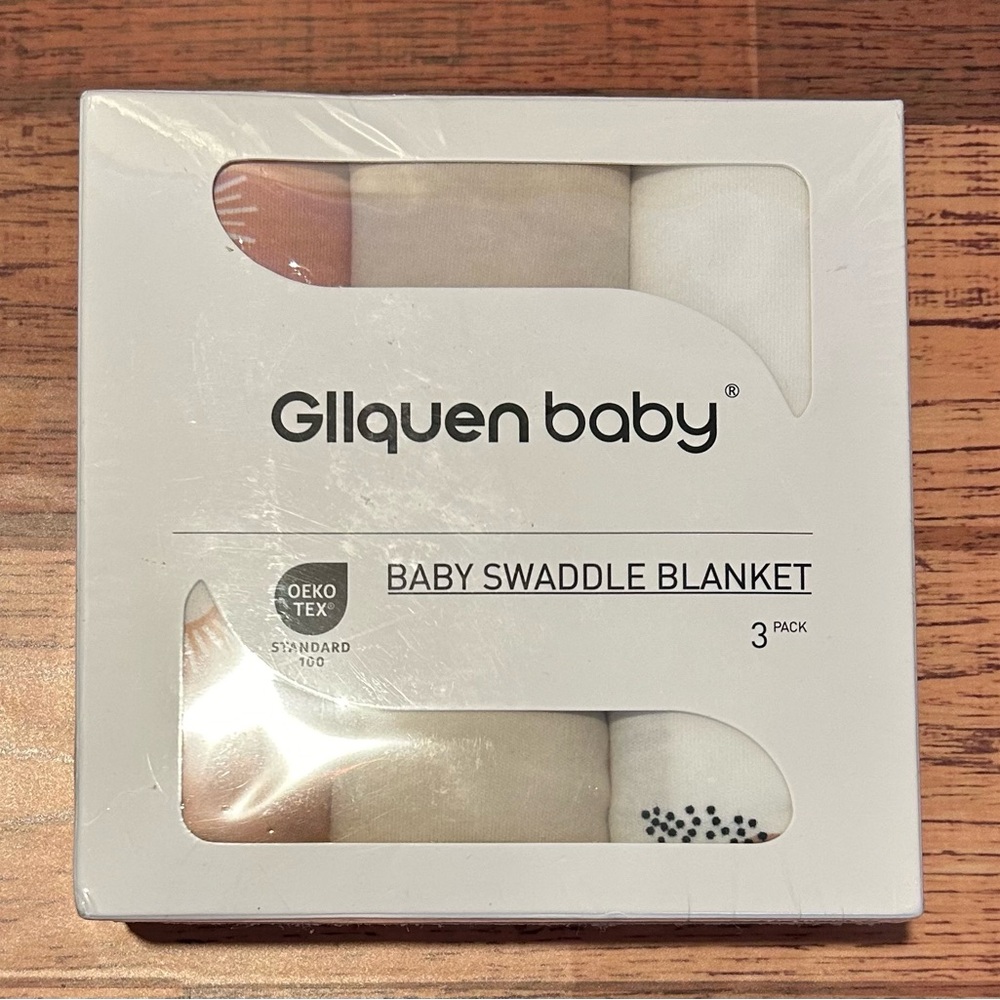 Gilquen Baby Swaddle Blankets Pack of 3 (New In Package))